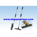 Extendable Aluminum Pole Rotary Cleaning Squeegee